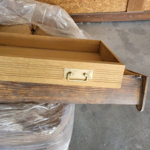 Lot de tiroirs avant et après rénovation par aérogommage - Nord